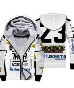 MX Rockstar Energy Husqvarna Factory Racing Shirt Hoodie Racing Uniform Clothes Motocross Sweatshirt Zip Hoodie Sweatpant