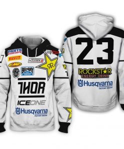 MX Rockstar Energy Husqvarna Shirt Hoodie Racing Uniform Clothes Motocross Sweatshirt Zip Hoodie Sweatpant