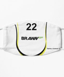 Brawn GP Button design Face Mask, Cloth Mask