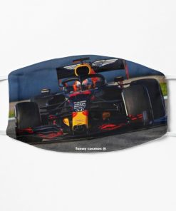 Max Verstappen in the 2020 F1 car from the front Face Mask, Cloth Mask