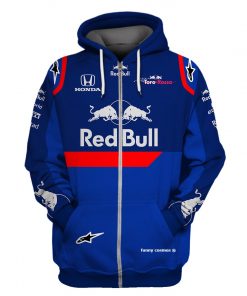 Alexander Albon Hoodie Red Bull F1 Sweater Red Bull, Honda, Toro Rosso, Alpinestars, F1 Racing Uniform